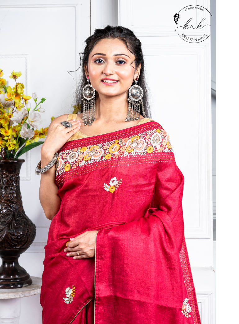 Ashmita Tussar Silk (Saree)