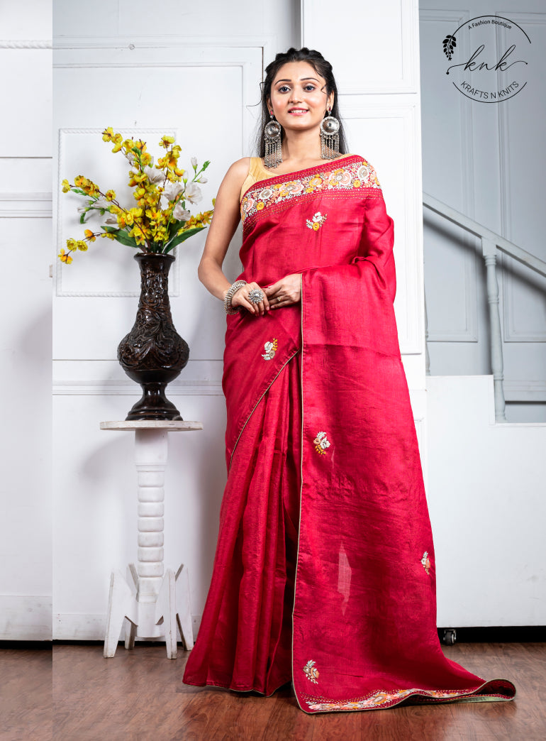 Ashmita Tussar Silk (Saree)