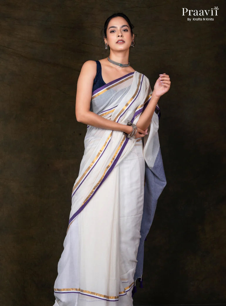 Dyuti Mulmul Cotton Saree