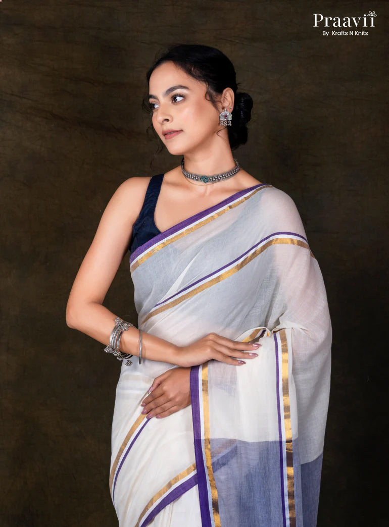 Dyuti Mulmul Cotton Saree