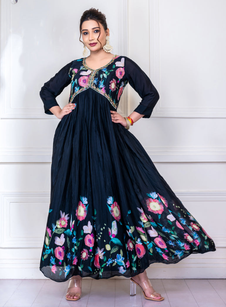 Jaya Chinon Alia Cut Dress