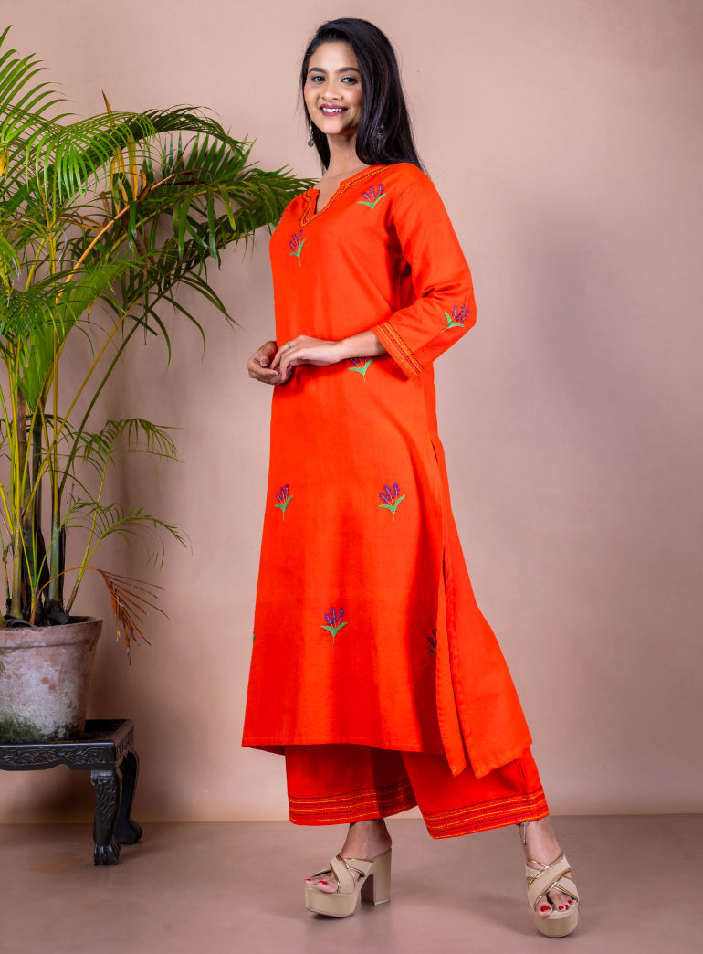 Manjistha Kurta Bottom Set