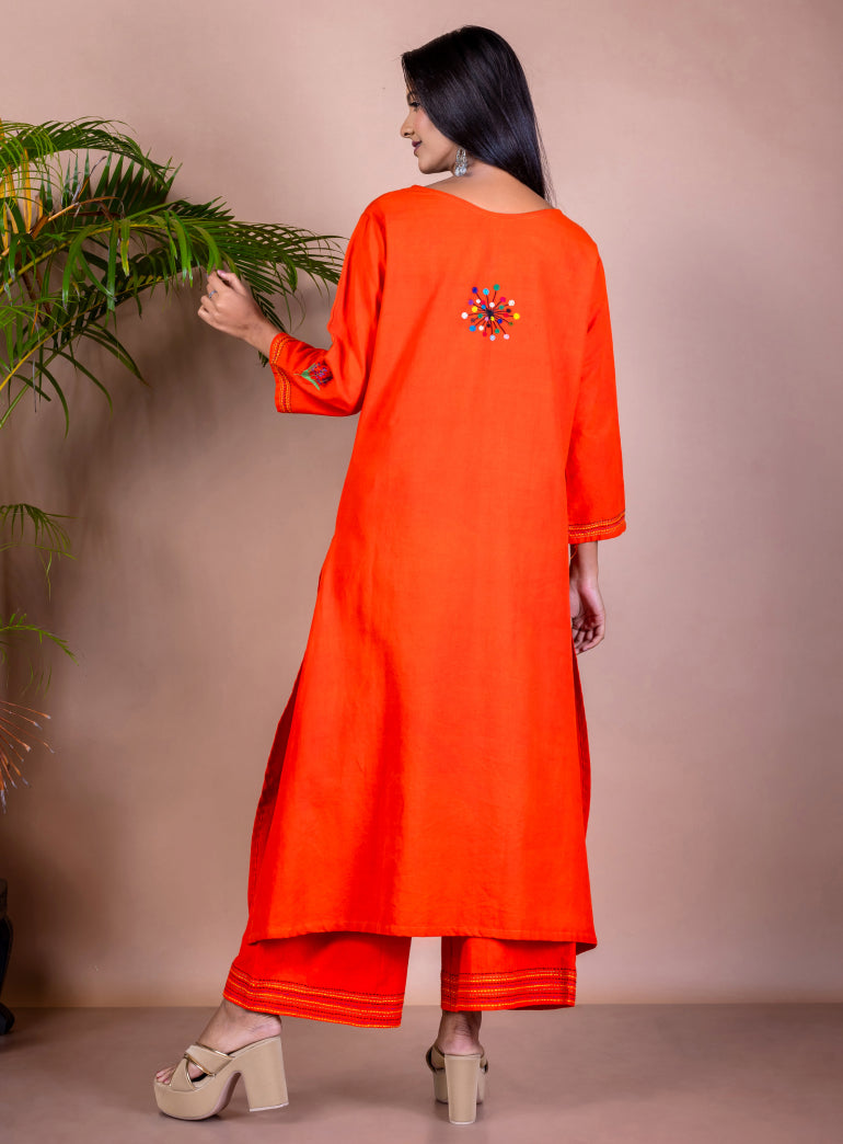 Manjistha Kurta Bottom Set
