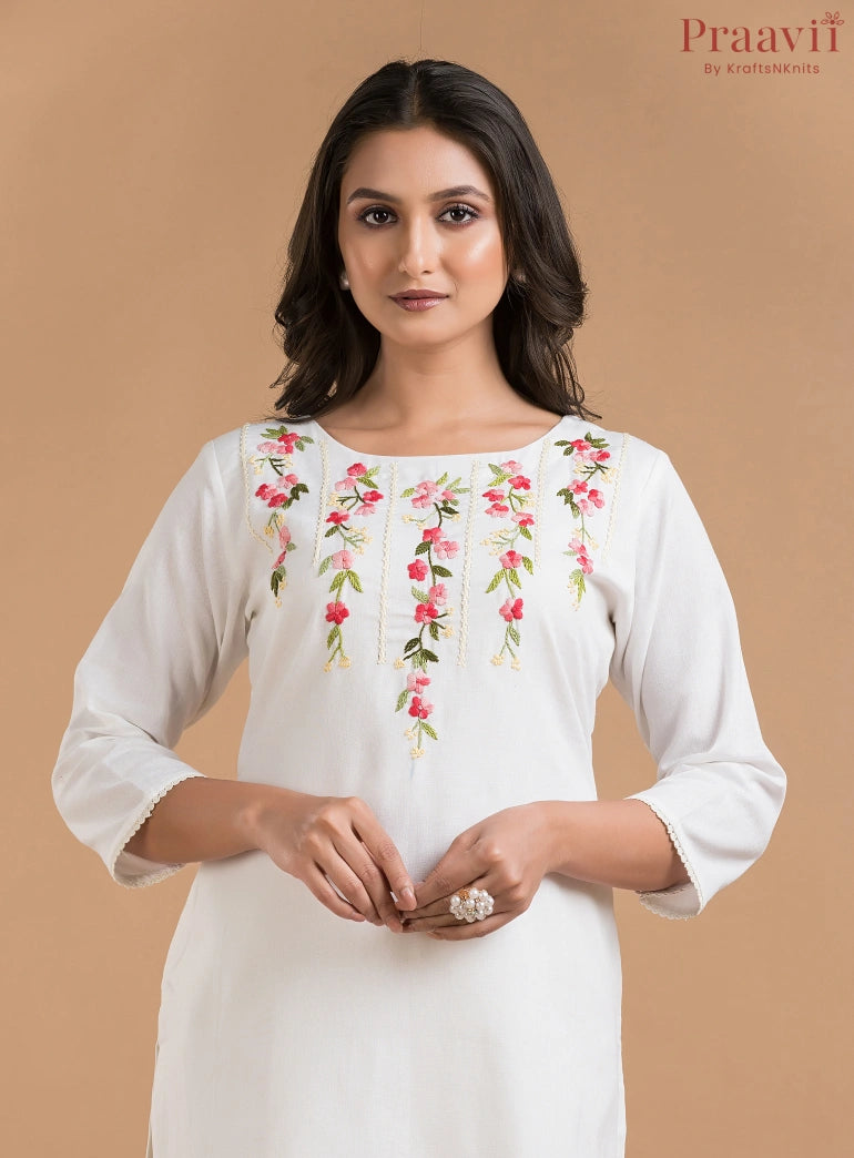 White Khaadi Kurti