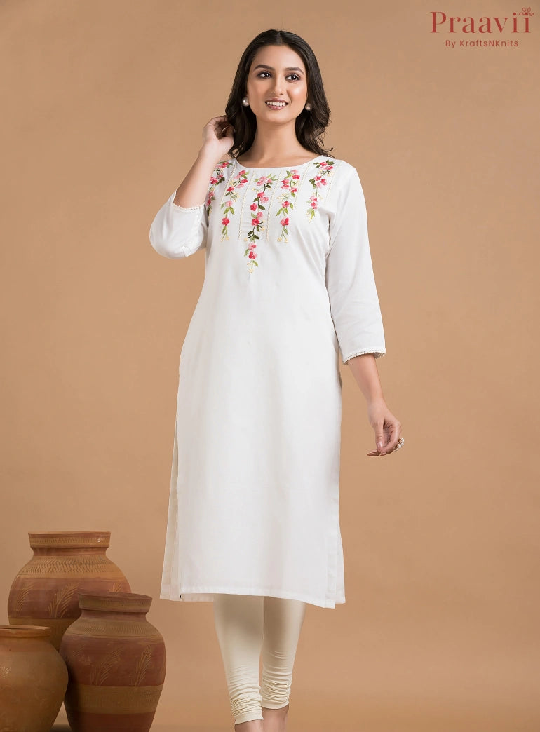 White Khaadi Kurti