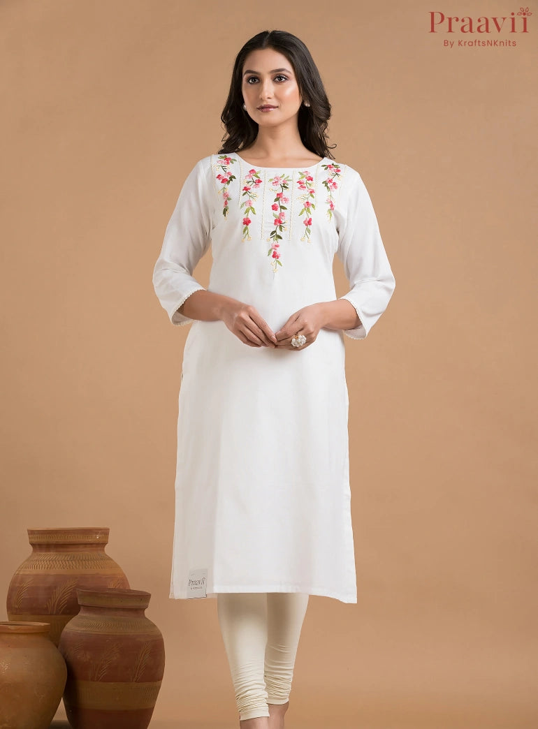 White Khaadi Kurti
