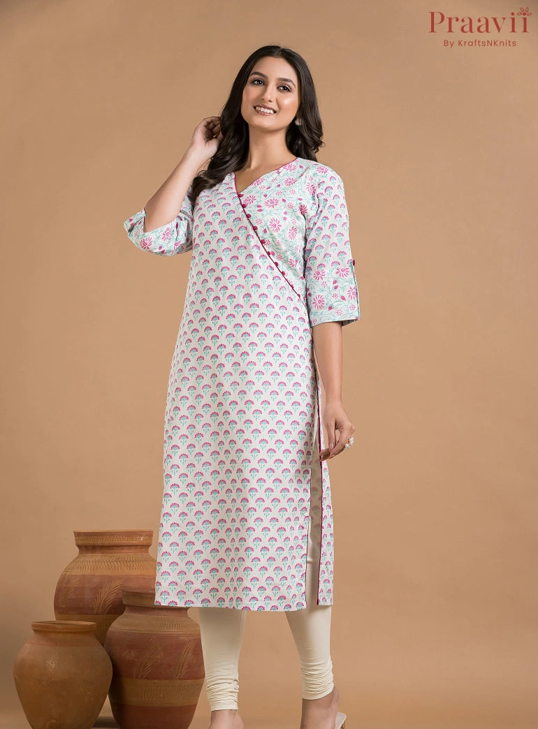 Cotton Block Print Kurti