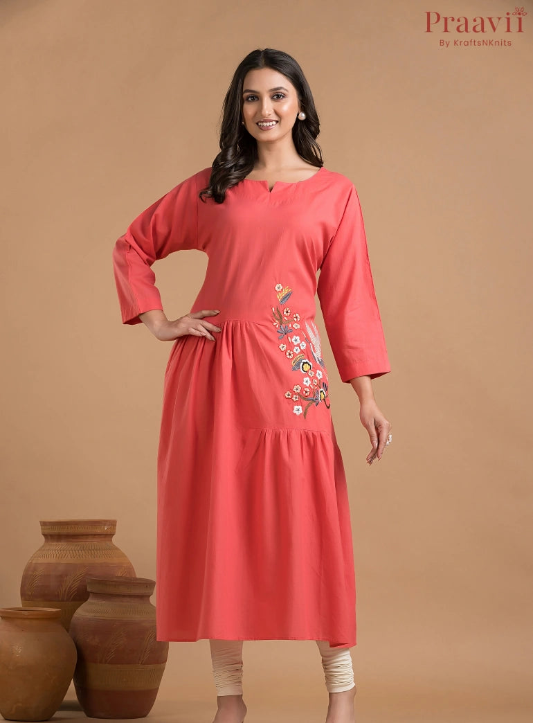 Rose Pink Kurti