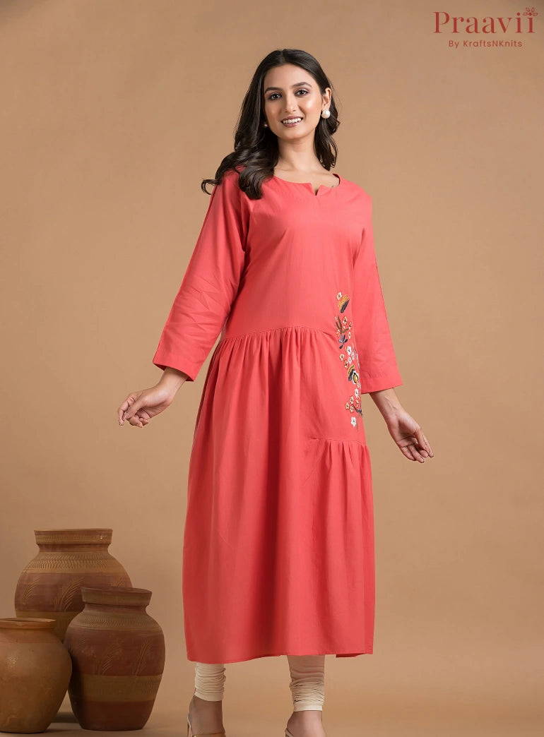 Rose Pink Kurti