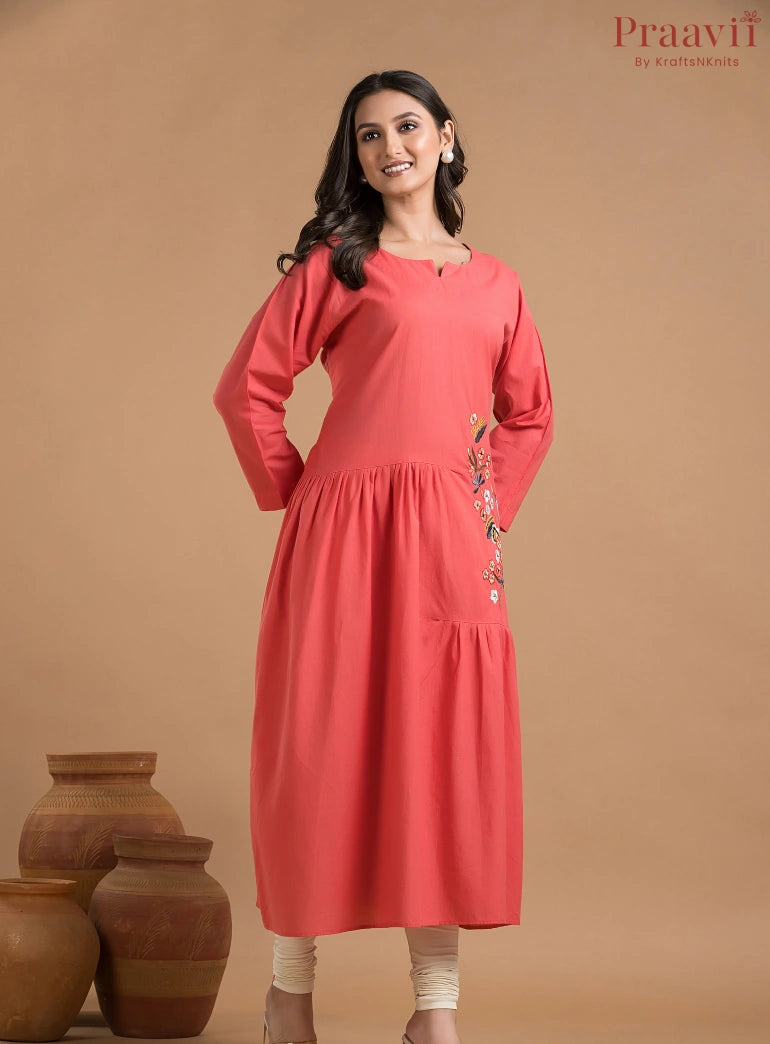 Rose Pink Kurti