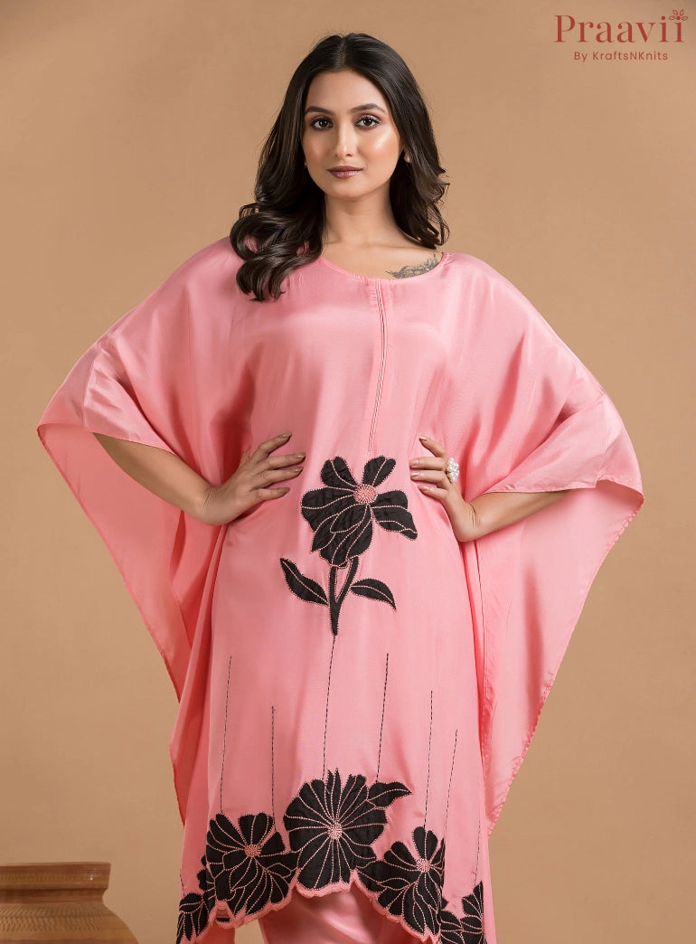 Pink Muslin Coord Set