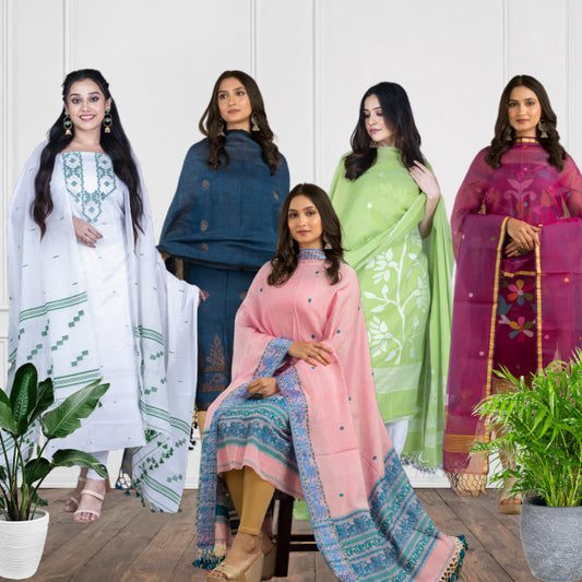 Why Jamdani Suits Are the New Statement in Ethnic Fashion