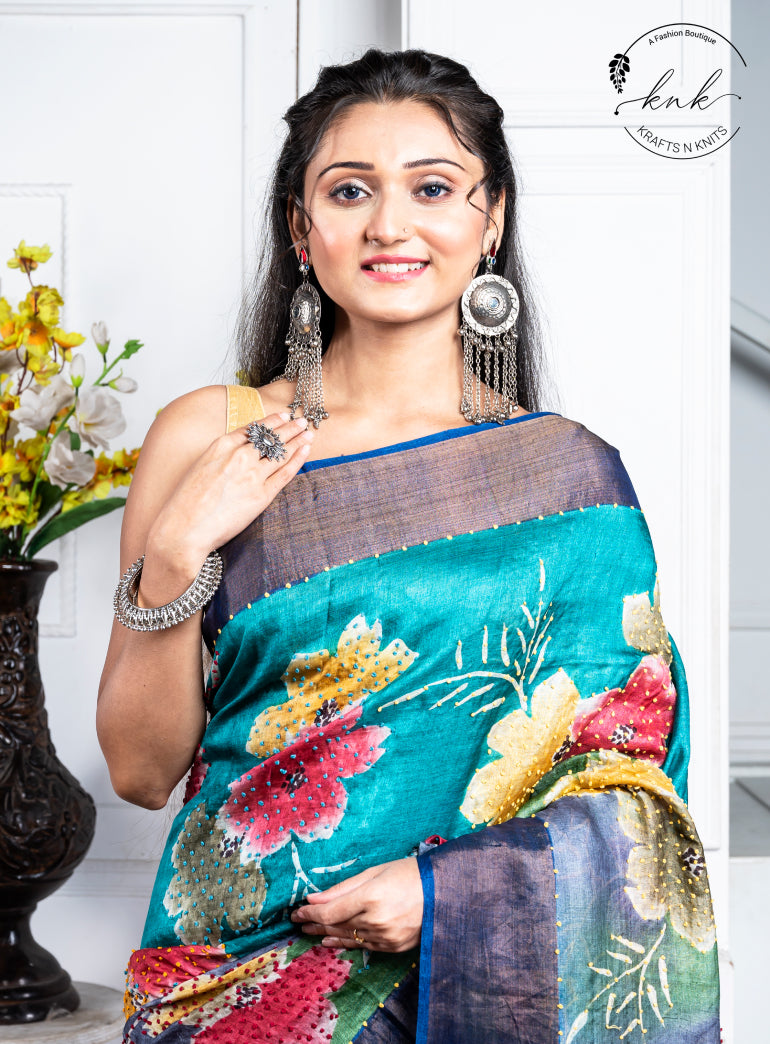 Triveni Pure Tussar Silk (Saree)