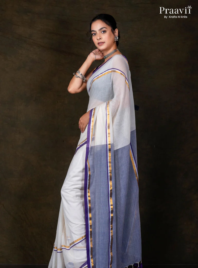 Dyuti Mulmul Cotton Saree