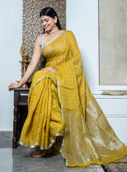 Ruhira Linen Saree