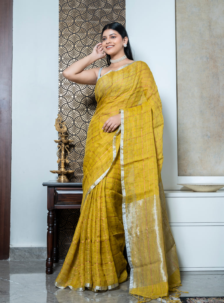 Ruhira Linen Saree
