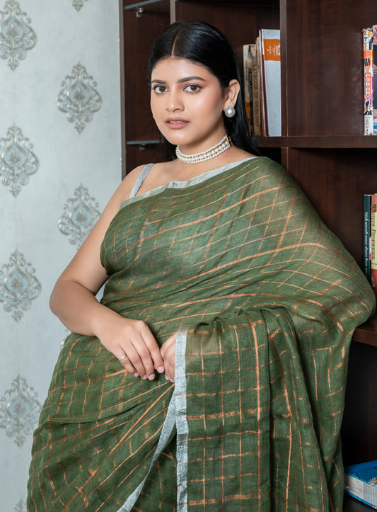 Viluma Linen Saree