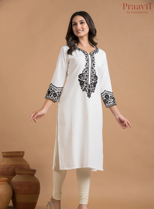 White Khaadi Kurti
