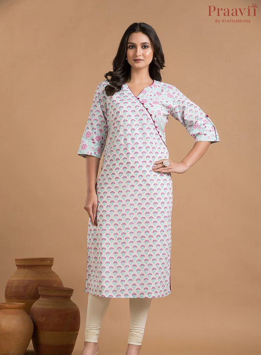 Cotton Block Print Kurti
