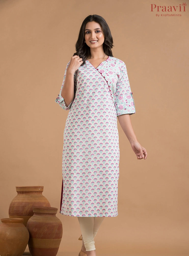 Cotton Block Print Kurti