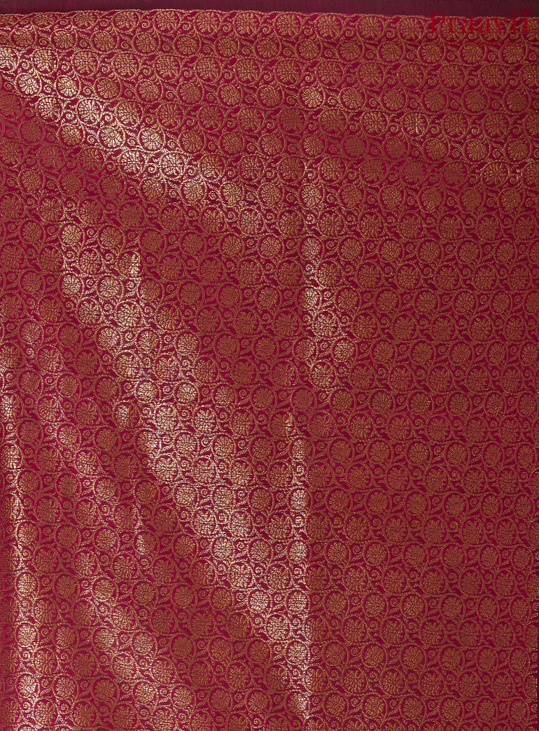 Deep Purple Matka Silk Saree