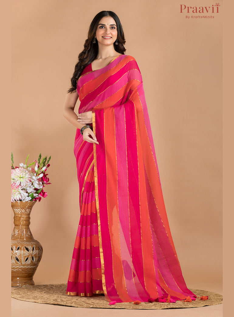 Hexa Mulmul Cotton Saree