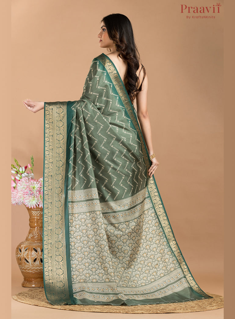 Green Soft Silk Saree