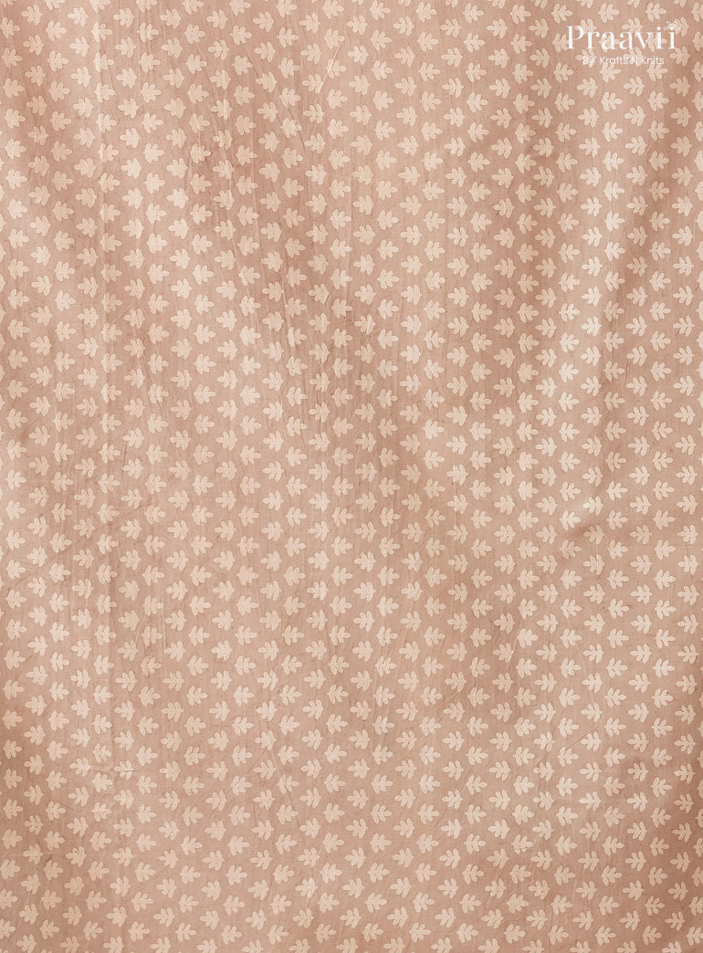 Dark Maroon Pichwai Motif Pure Mul Cotton Saree