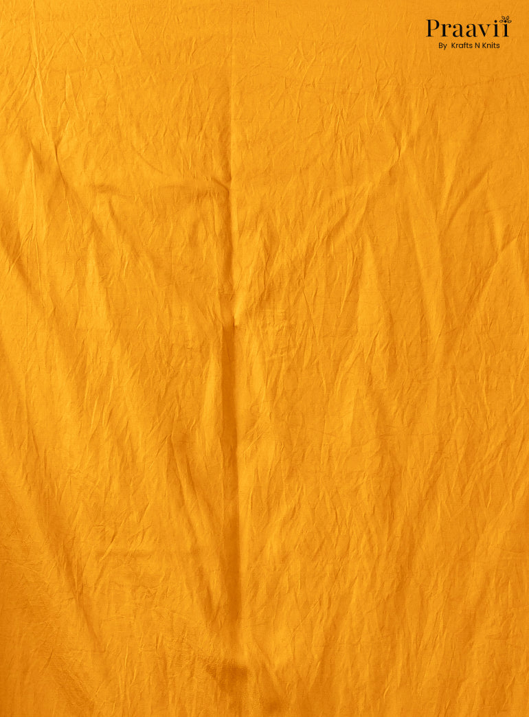 Mustard Colour Banarasi Silk Suit Set