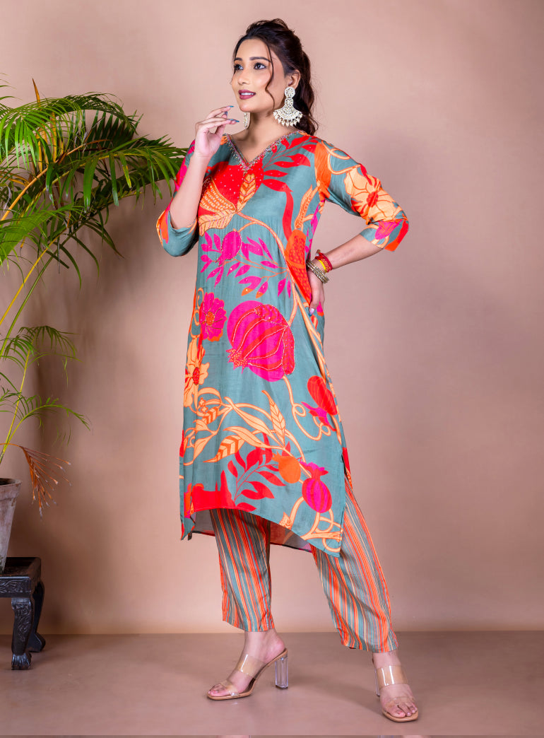 Trisha (Kurta Bottom Set)